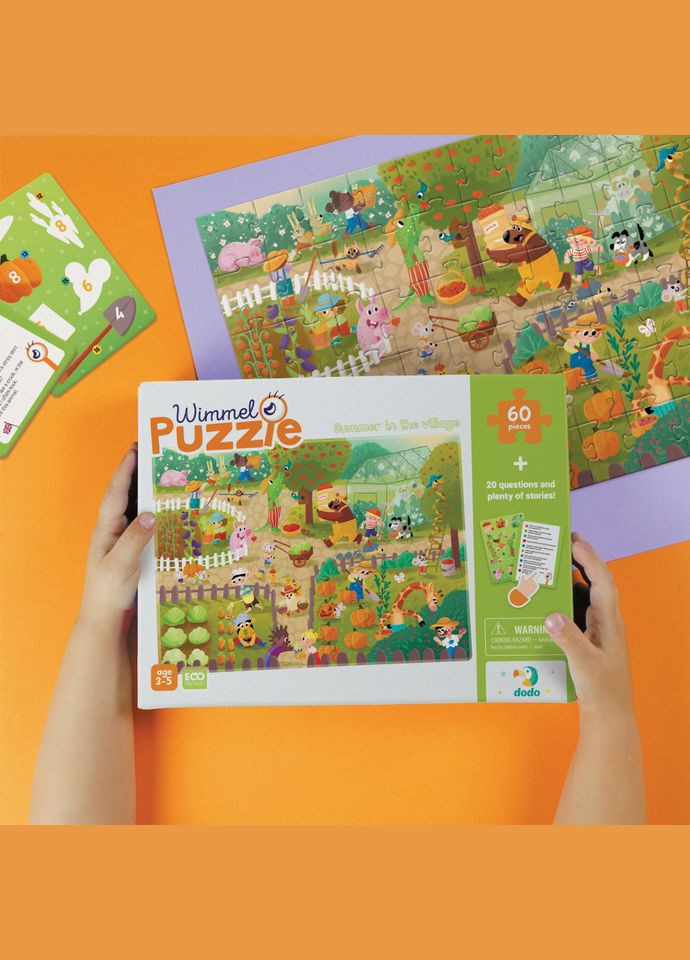 Детский Виммельпазл "Лето в деревне" 300558, 60 элементов DoDo Toys (336331599)