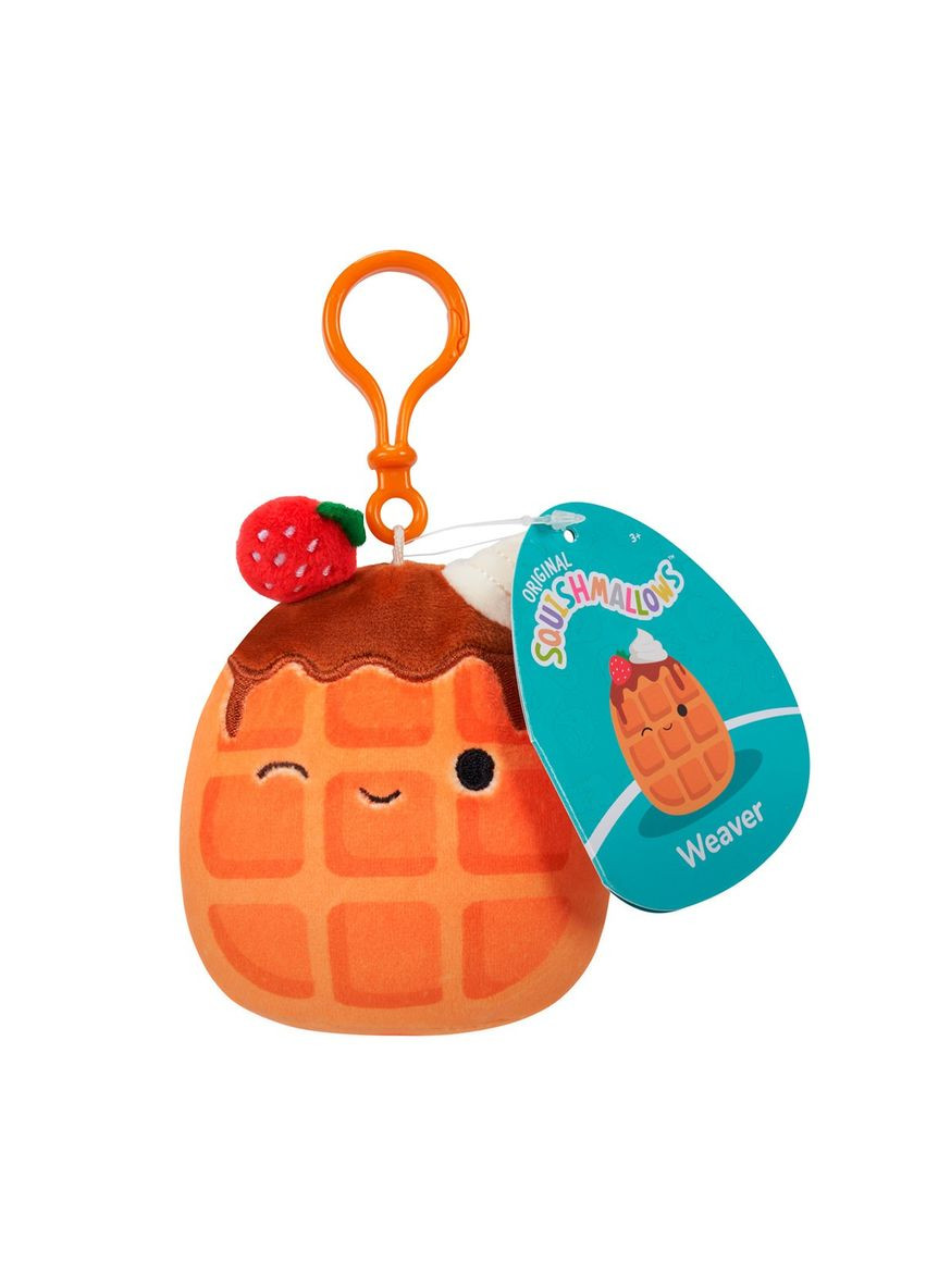 М'яка іграшка на кліпсі ВАФЕЛЬКА ВІВЕР (9 cm) Squishmallows (315154203)