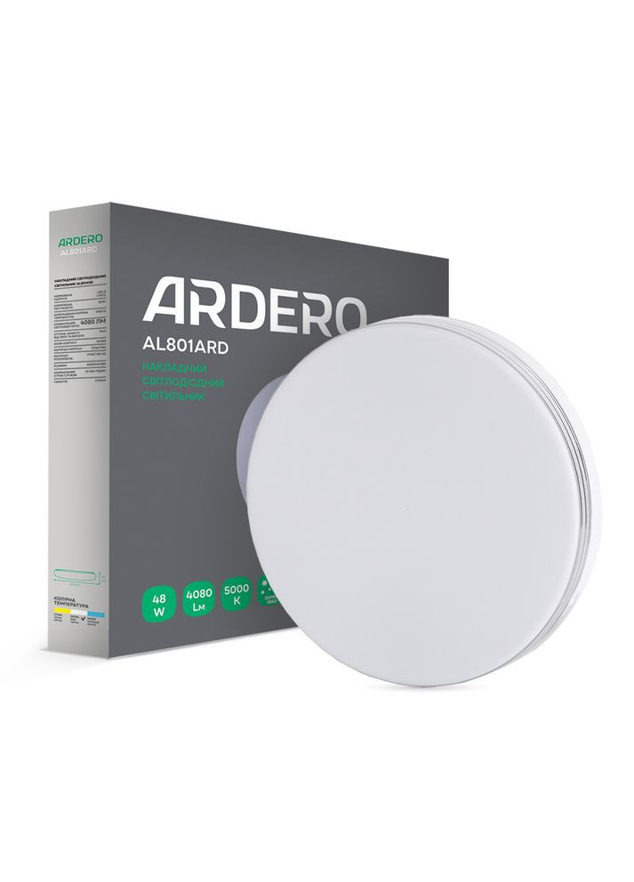 Світлодіодний накладний світильник AL801ARD 48Вт 5000K (80165) Ardero (370253083)