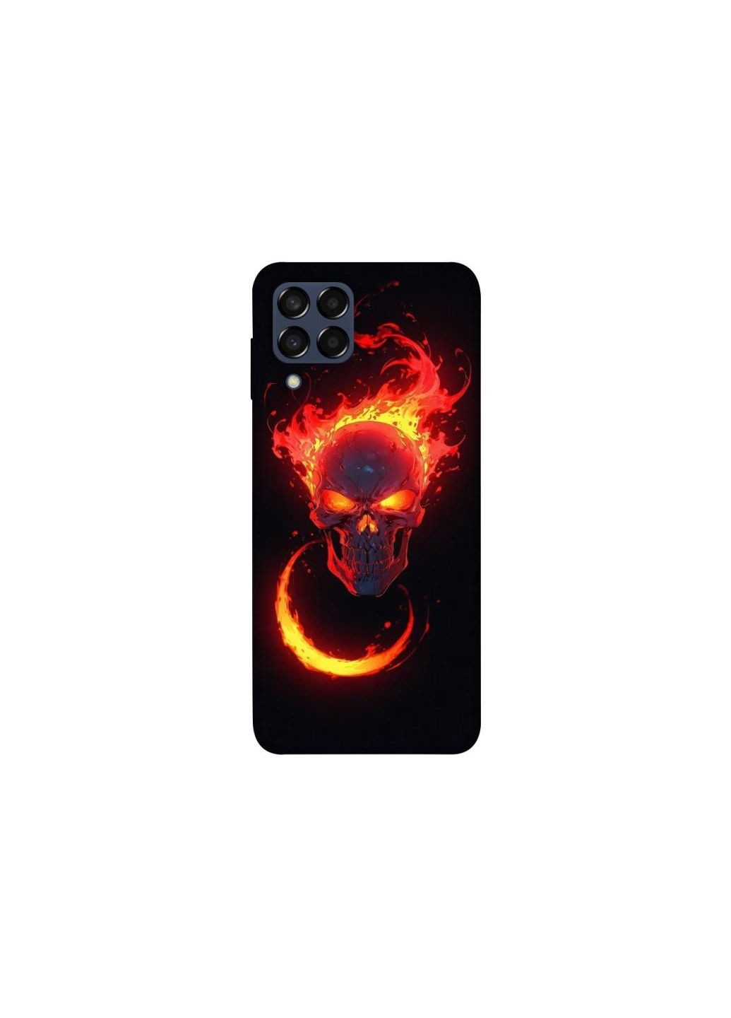 Чехол на Samsung Galaxy M33 5G Blood Skull Frontalka (357291788)