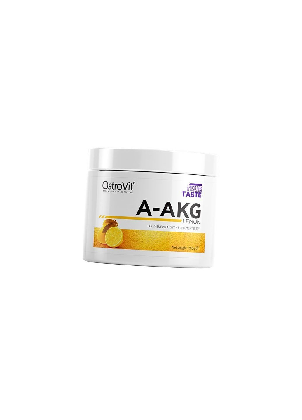 ААКГ порошок, AAKG powder, 200г Лимон (27250001) Ostrovit (296686736)