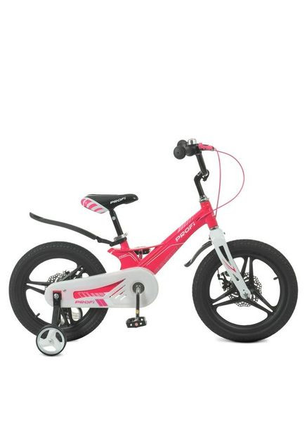 Велосипед двухколесный Hunter 16" магниевый малиново-белый (LMG16232) Profi (365546896)