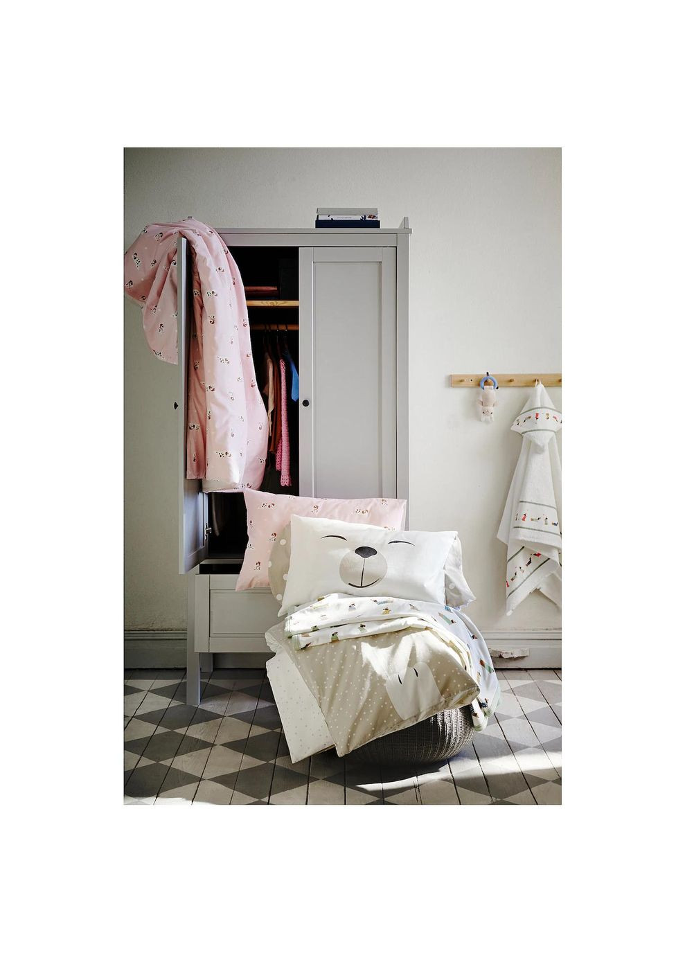 1 наволочка на ліжечко ІКЕА DROMSLOTT 110х125/35х55 см (90521190) IKEA (278405933)