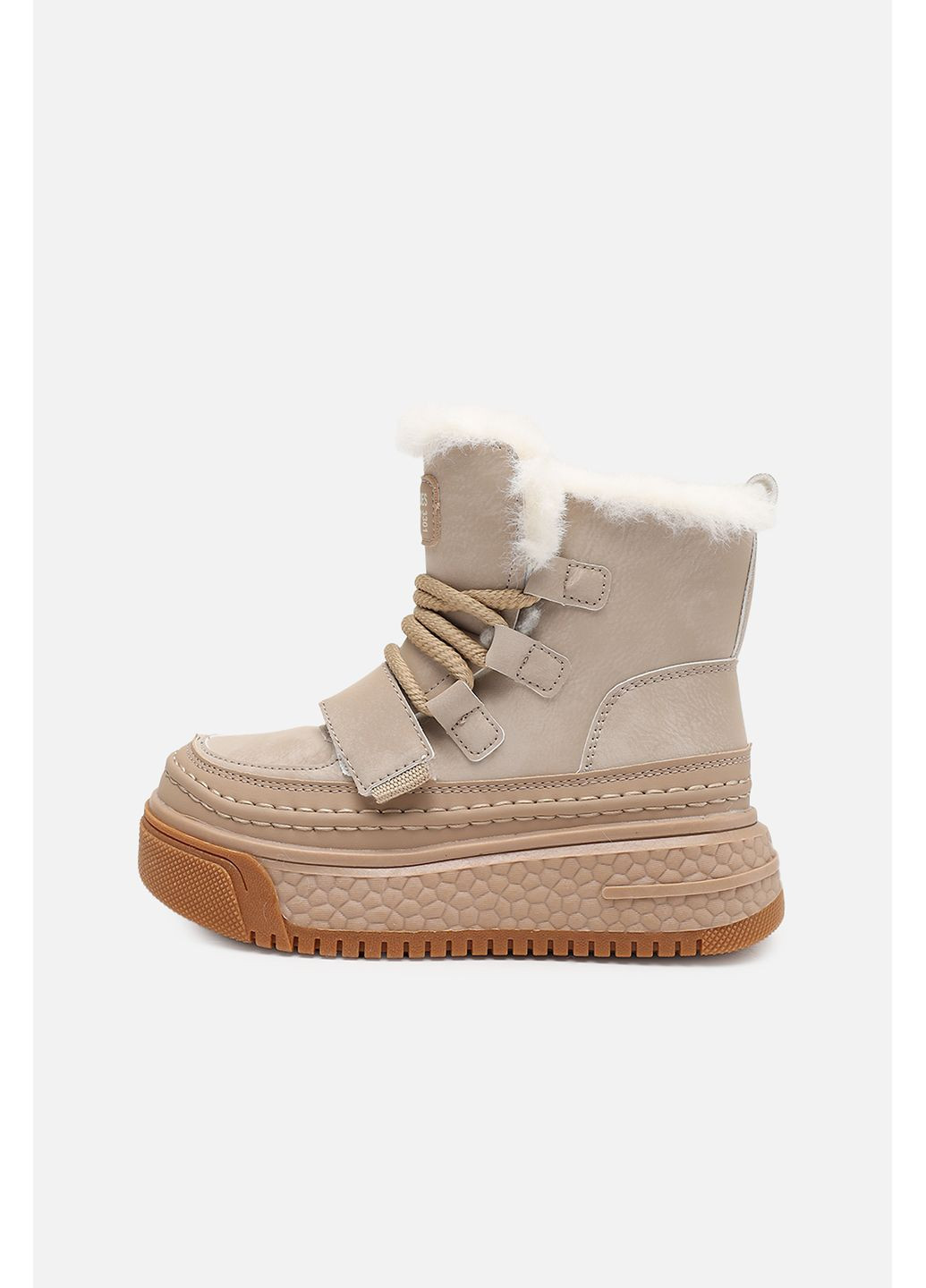 Черевики для дівчинки колір бежевий CB-00279576 Yuki (366198085)