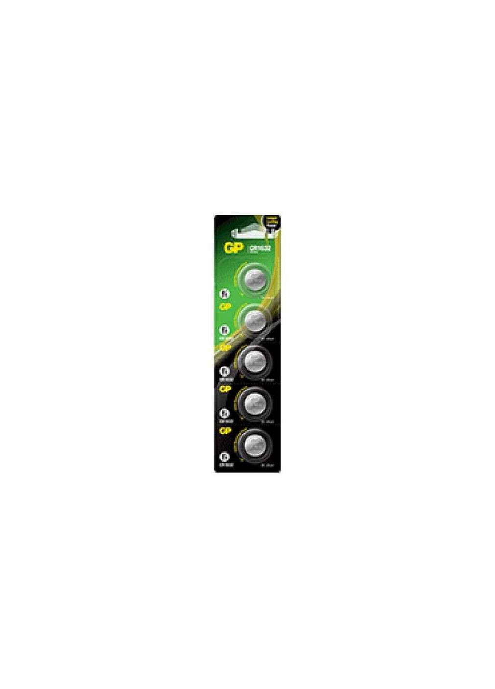 Батарейка CR1632 5шт дискова Lithium Button Cell 3.0V 7U5 літієві (блистер) ТМ GP (305229834)