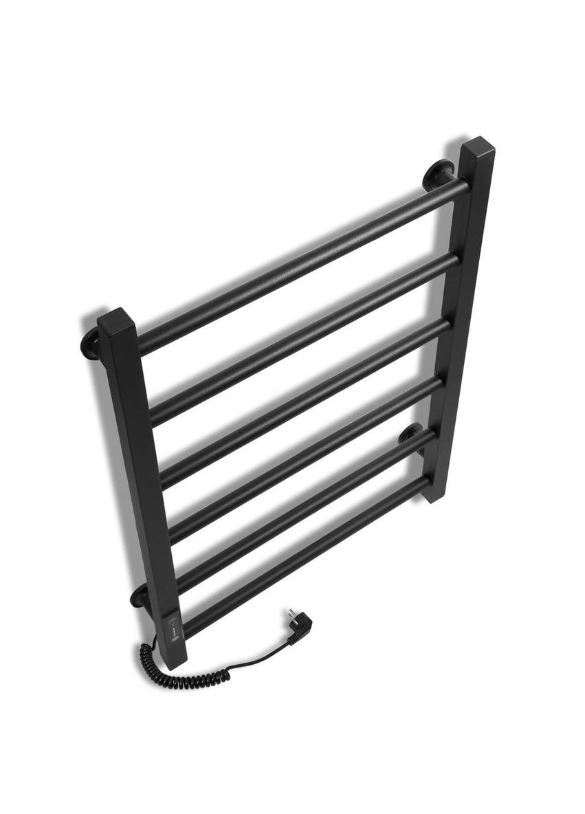 Электрический полотенцесушитель Зебра Альфа ЧКЧ6 500Х600 Э, левое подключ. Laris (318681533)