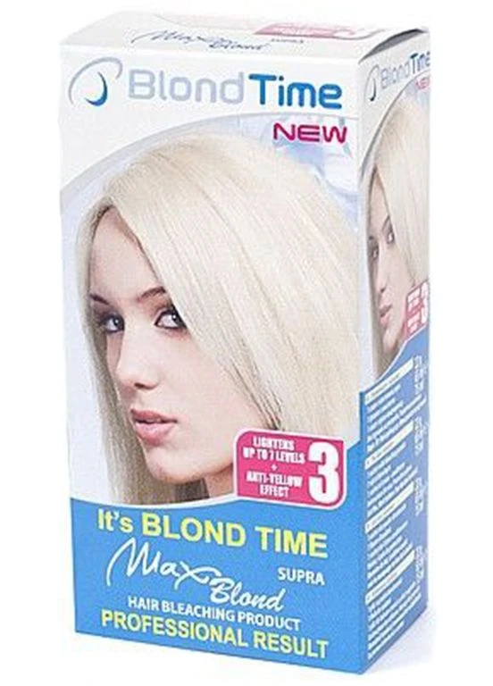 Фарба освітлювач для волосся Супра Max Blond на 7 тонів №3 Supra Hair Bleaching Product 100ml (2-673247) Blond Time (379857977)