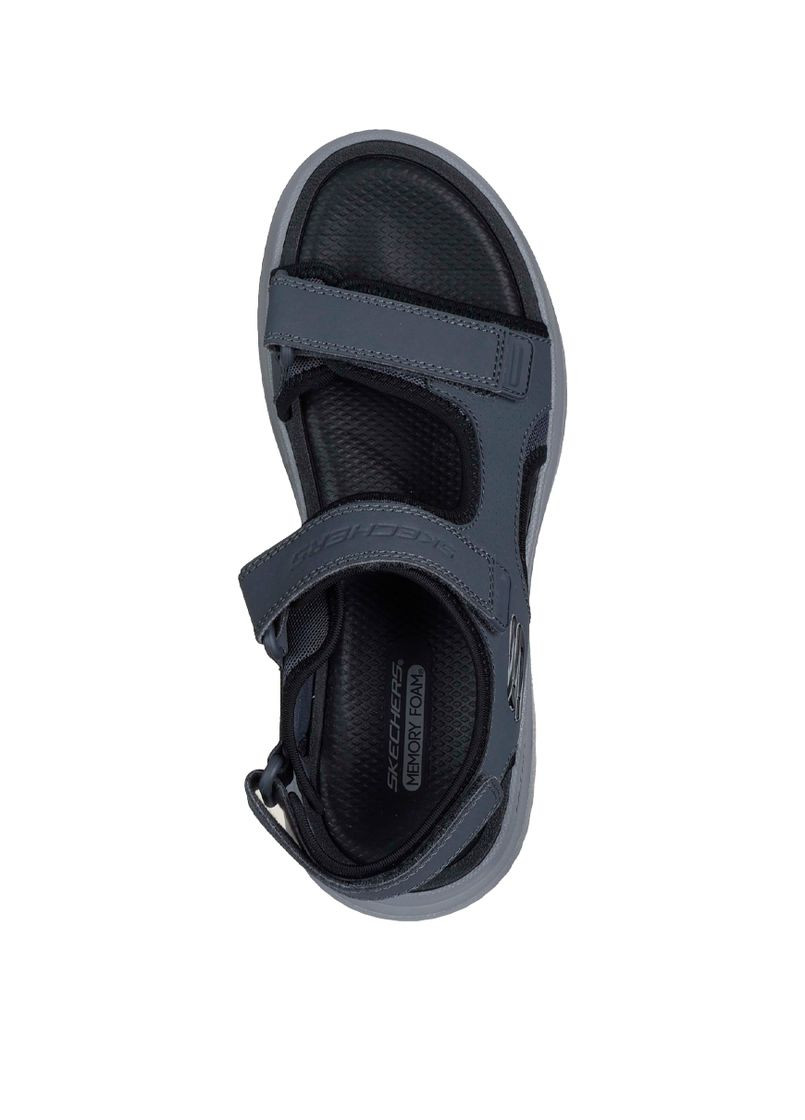 мужские сандалии 232893 char серый искусство. кожа Skechers