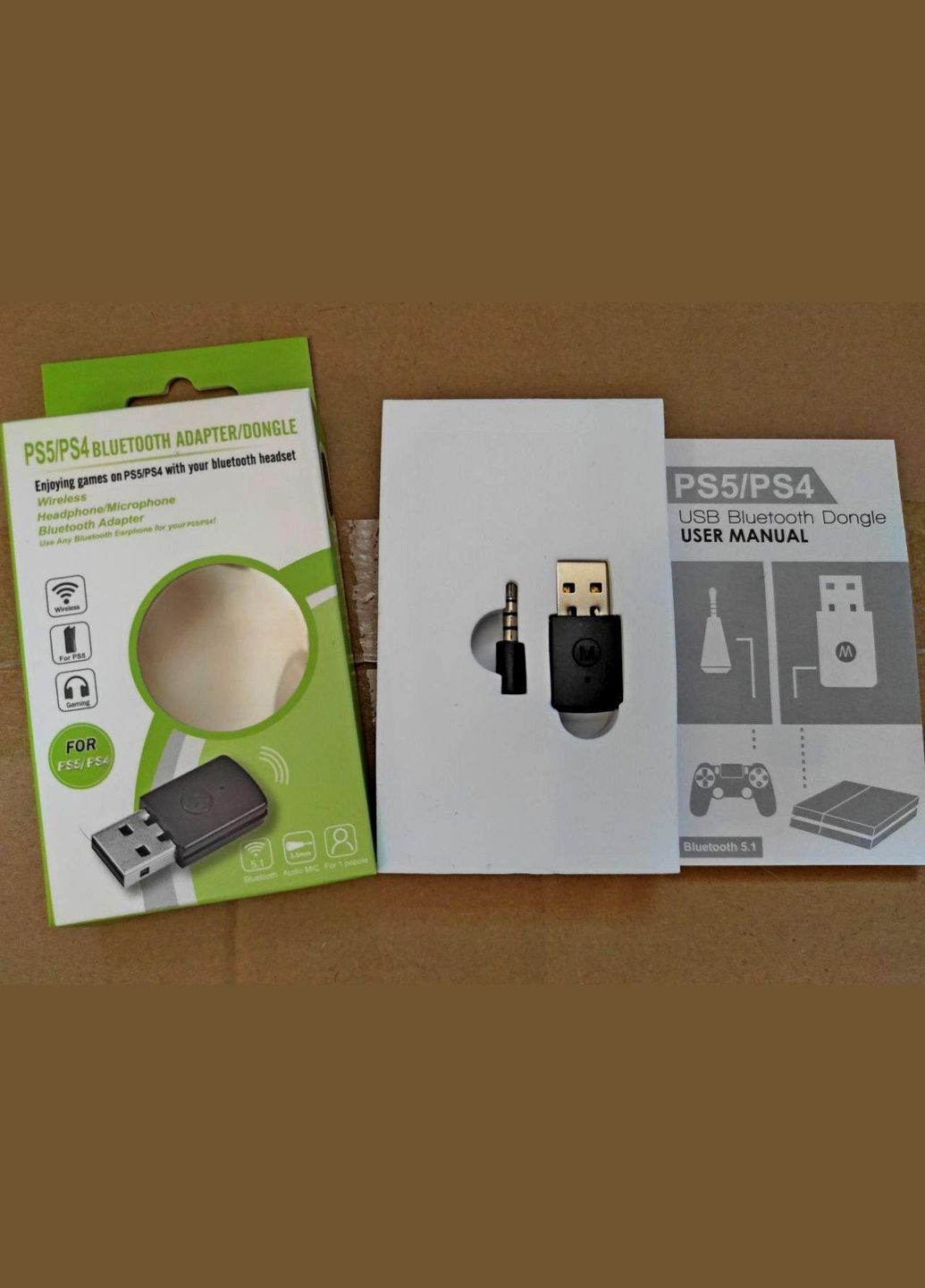 Bluetooth 5.1 USB адаптер dongle донгл для PlayStation PS4 PS5 Sony (346059653)