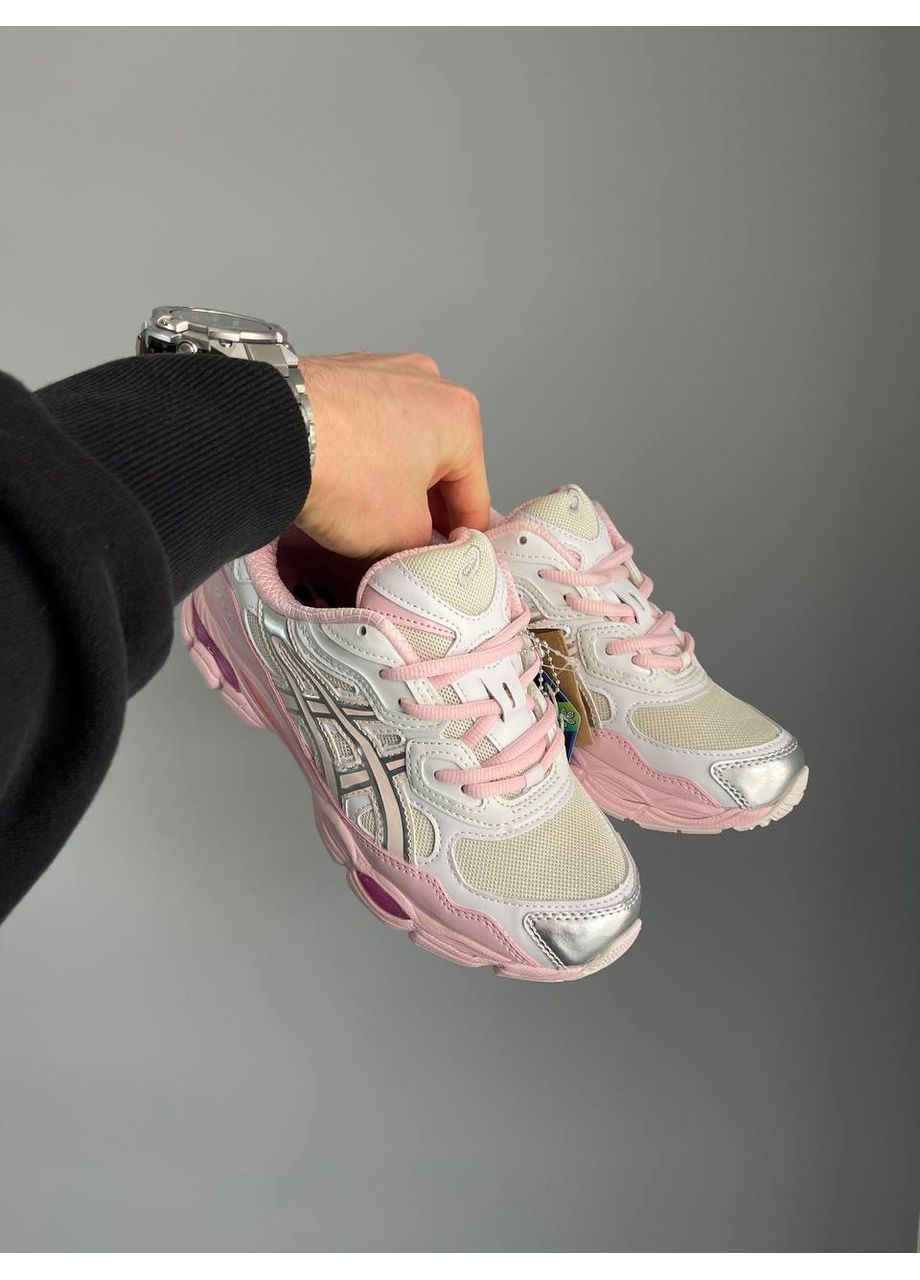 Кросівки жіночі Asics Gel-NYC pink beige | Асікс Гель-НЮК рожеві бежеві No Brand рожеві демісезони (360535089)