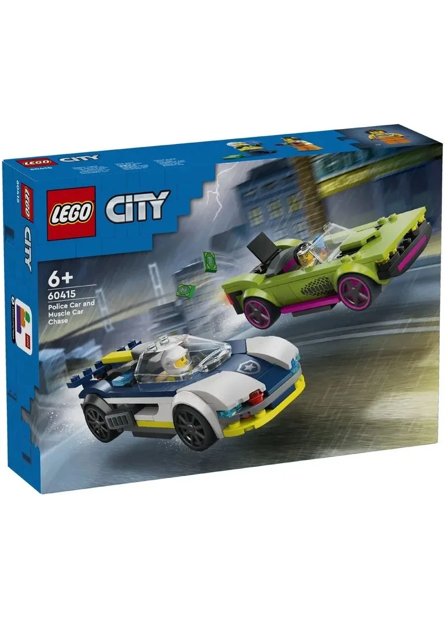 Конструктор City Переслідування маслкара на поліцейському автомобілі Lego (393449682)