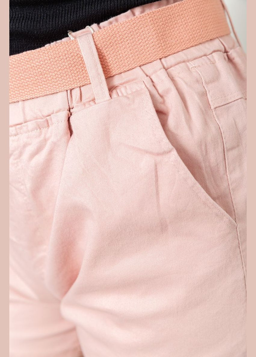 Шорти жіночі з ременем, колір світло-бежевий, 214R639 Ager (292130789)