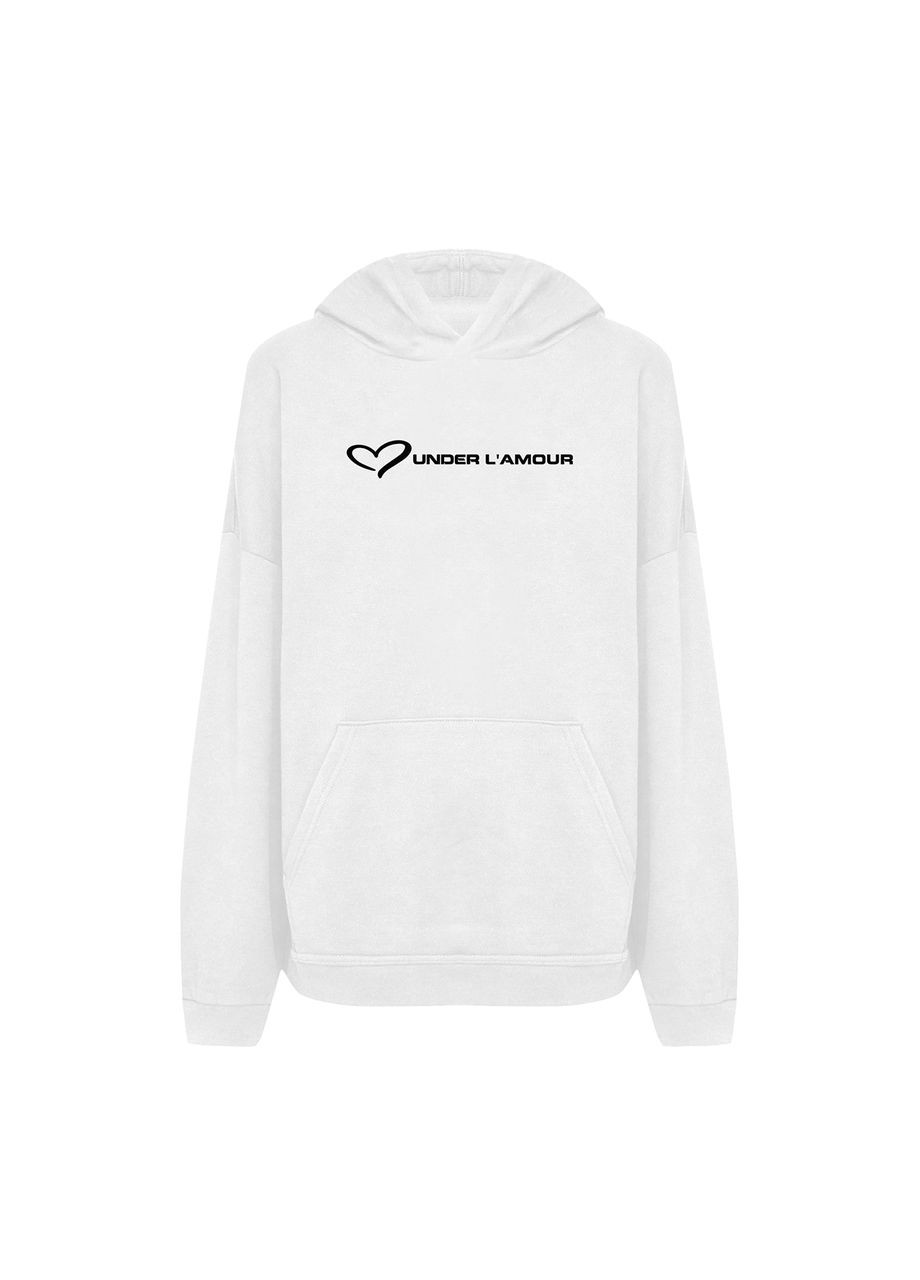 Худи с принтом "Under L'amour". С юмором про Under Armour (10087000243) ТiШОТКА (365245336)