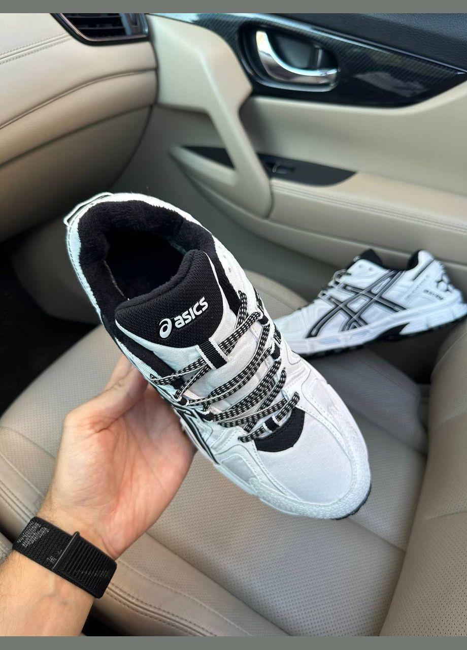 Черно-белые зимние кроссовки зимние мужские и женские asics gel-kahana 8 termo white black gore-tex | асикс гель-кахана 8 черно-белые термо No Brand