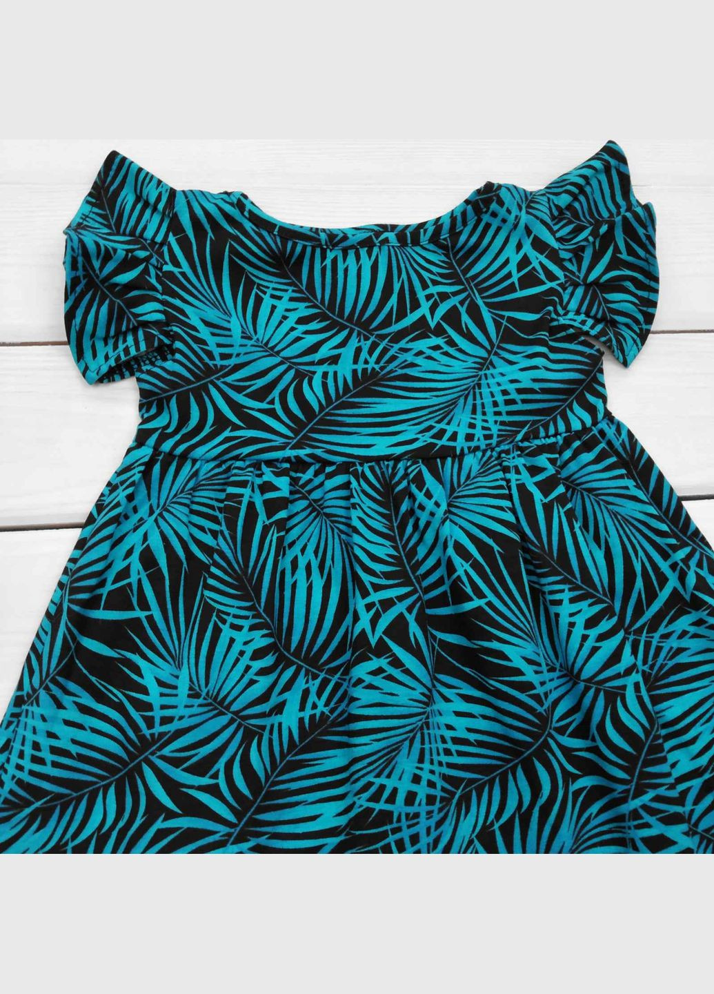 Синее платье stylepalm с коротким рукавом dexter's (329438477)