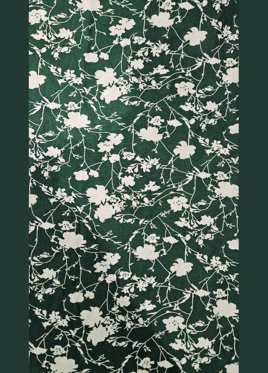 Зелена повсякденний сукня вільного крою No Brand з квітковим принтом