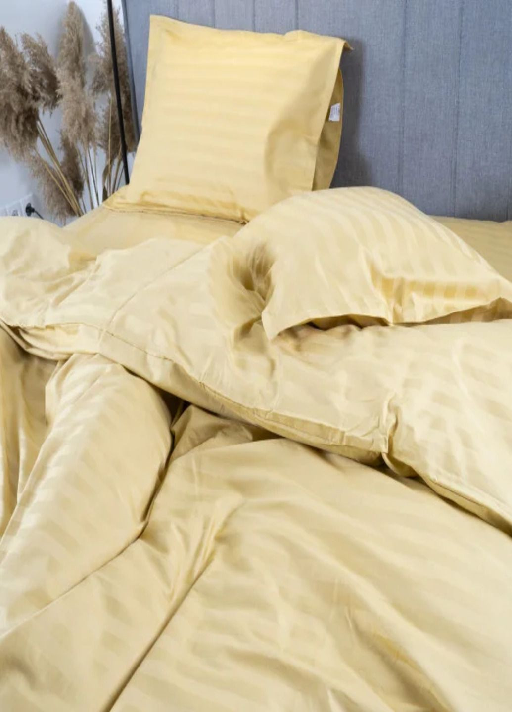 Постільна білизна Вілюта сатин страйп полуторна. Постіль Вілюта. Комплекти постільної білизни. Viluta Постільна білизна (346268528)