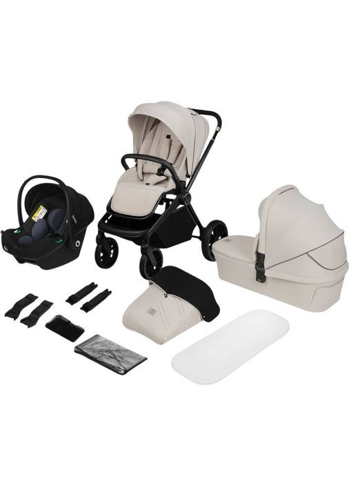 Универсальная коляска 3 в 1 MIKA PLUS 3IN1 BEIGE SAND (LO-MIKA PLUS 3IN1 BEIGE SAND) Lionelo (370033839)