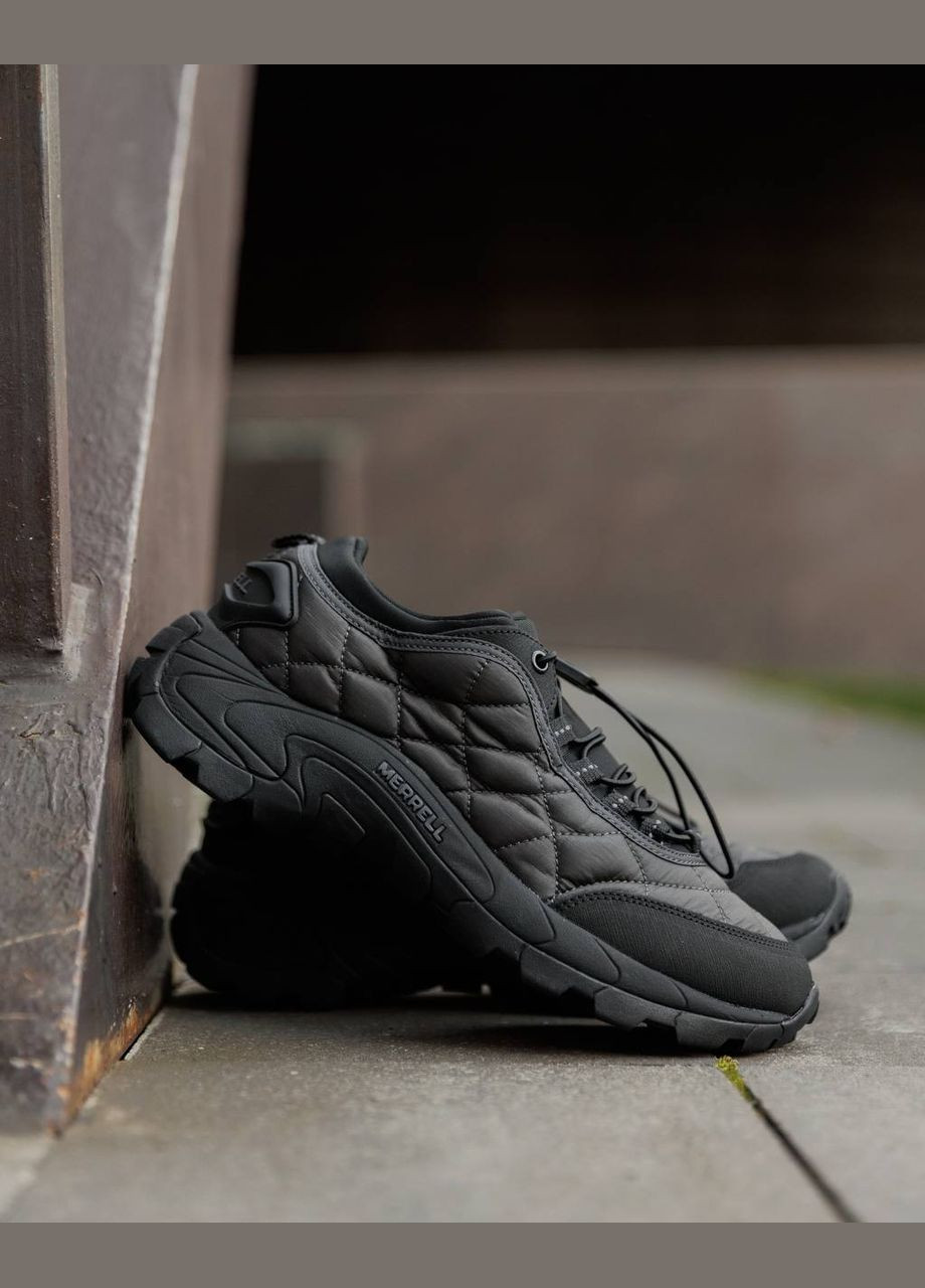 Темно-серые зимние термо кроссовки No Brand