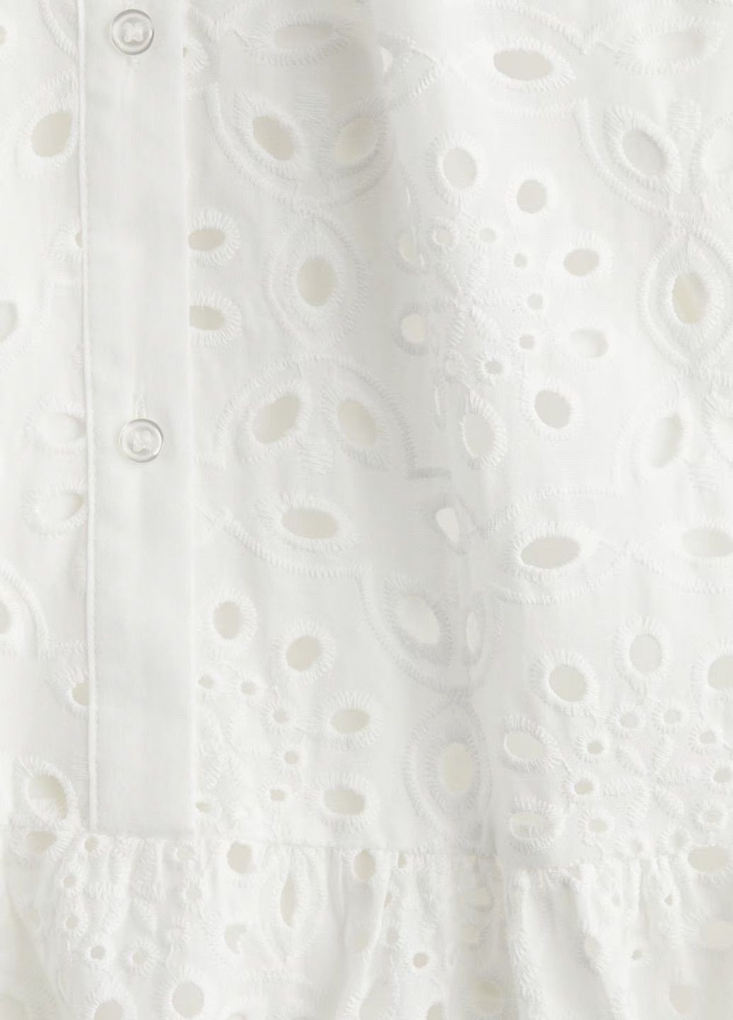 Білий кежуал сукня H&M однотонна