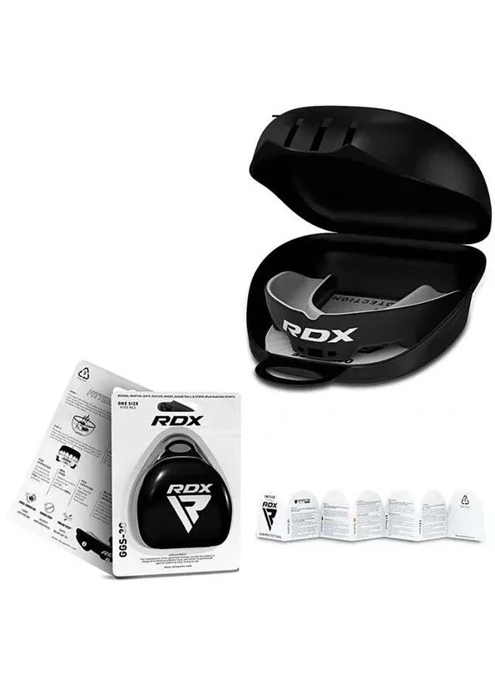 Детская Капа MOUTH GUARD JUNIOR Черный, Белый RDX (395615941)