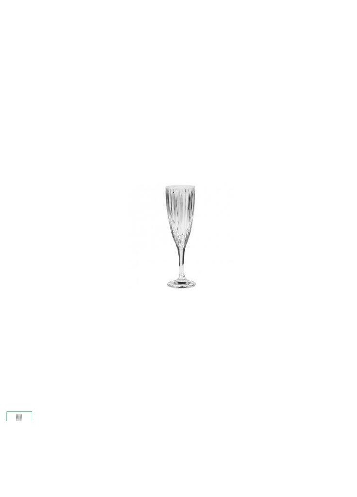 Бокалы для шампанского 190 мл FREGATA OPTIC богемское стекло 6 шт Bohemia (282841803)