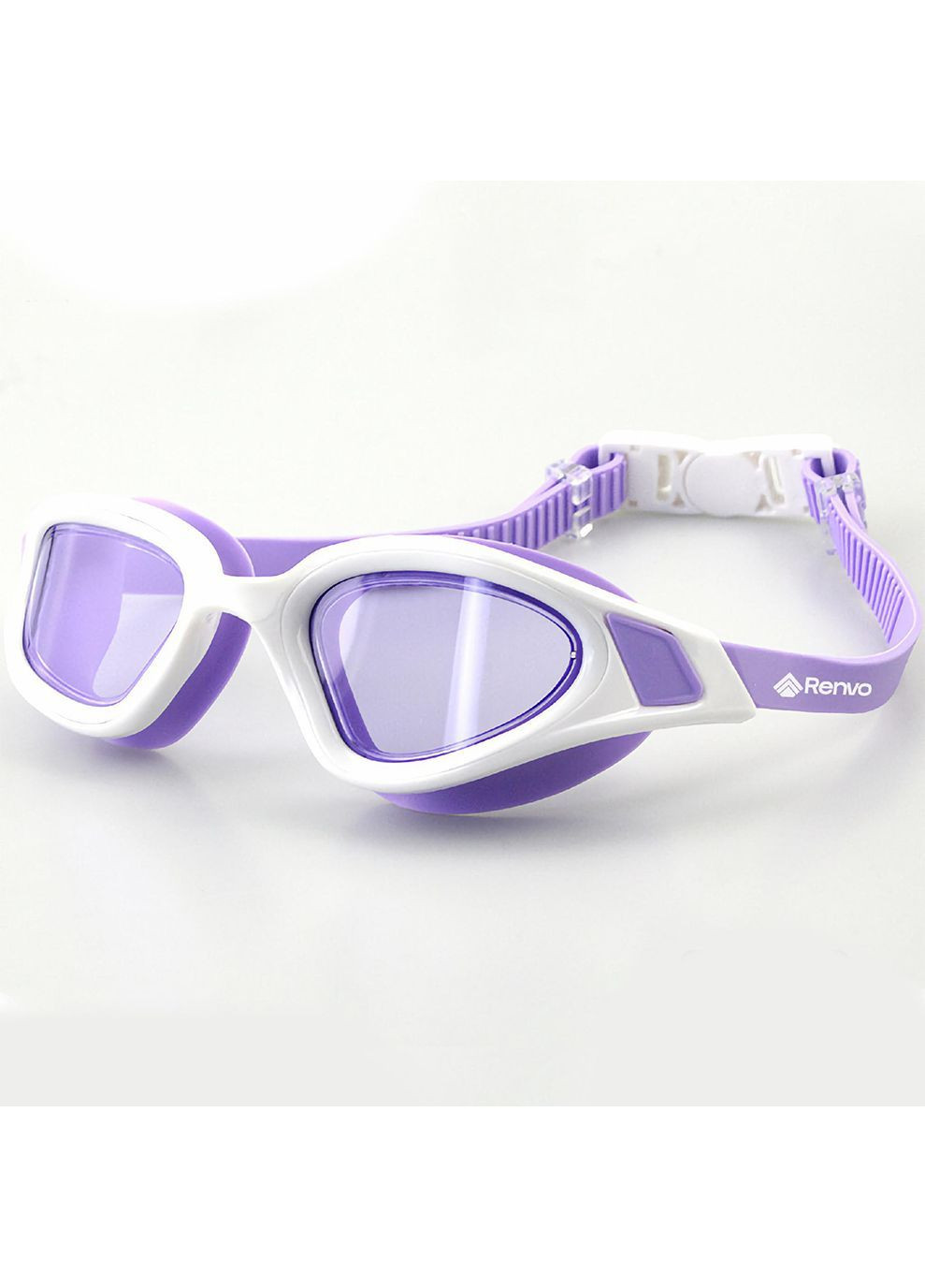 Очки для плавания Javari Уни Anti-fog Фиолетовый, Белый OSFM (2SG300-09) Renvo (282617543)