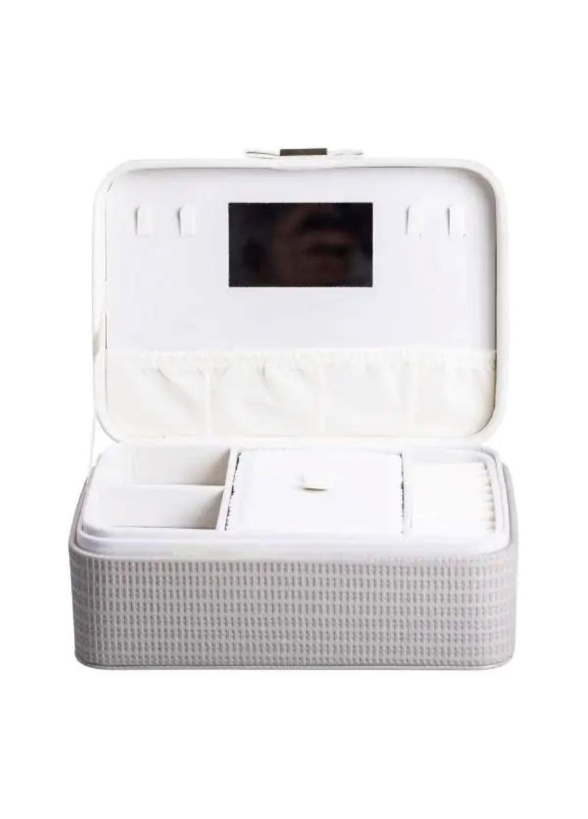 Шкатулка для украшений из эко кожи 24.5×17×10 органайзер для ювелирных изделий HP-5-38 Yiwu (370801563)