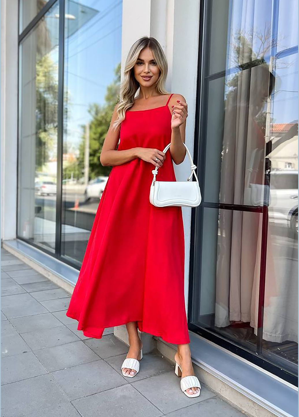 Комфортний літній сарафан з регульованими бретелями INNOE Сарафан (338182325)