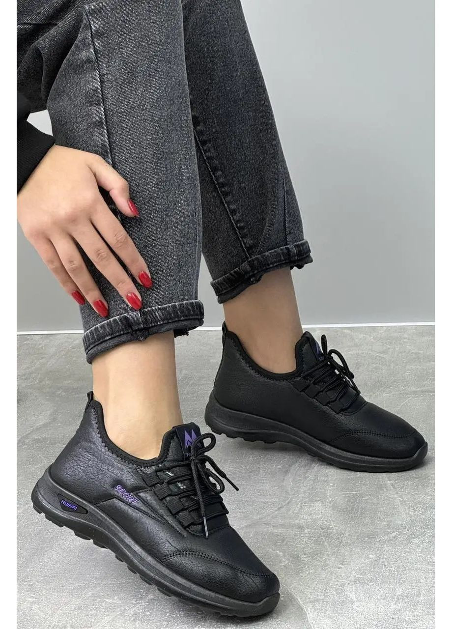 Черные всесезонные кроссовки унисекс зимние Obuvok кросівки