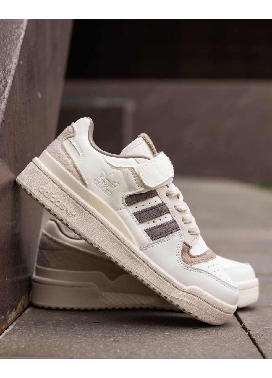 КРОСІВКИ ЖІНОЧІ ADIDAS FORUM 84 LOW BEIGE BROWN АДІДАС ФОРУМ 84 No Brand бежеві демісезони (367167677)
