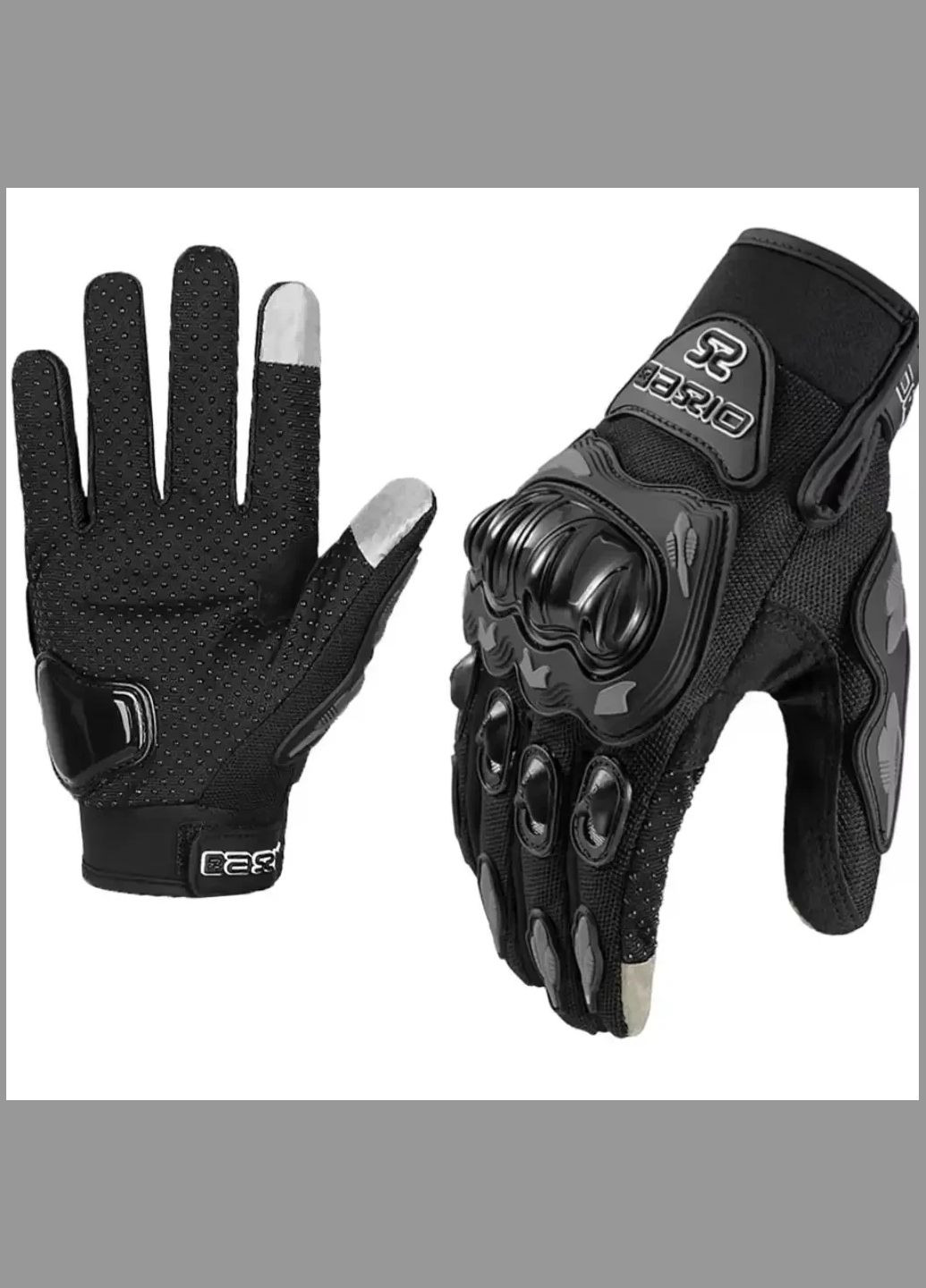 Летние мотоциклетные перчатки AX-03 с полным пальцем размер No Brand (329446724)