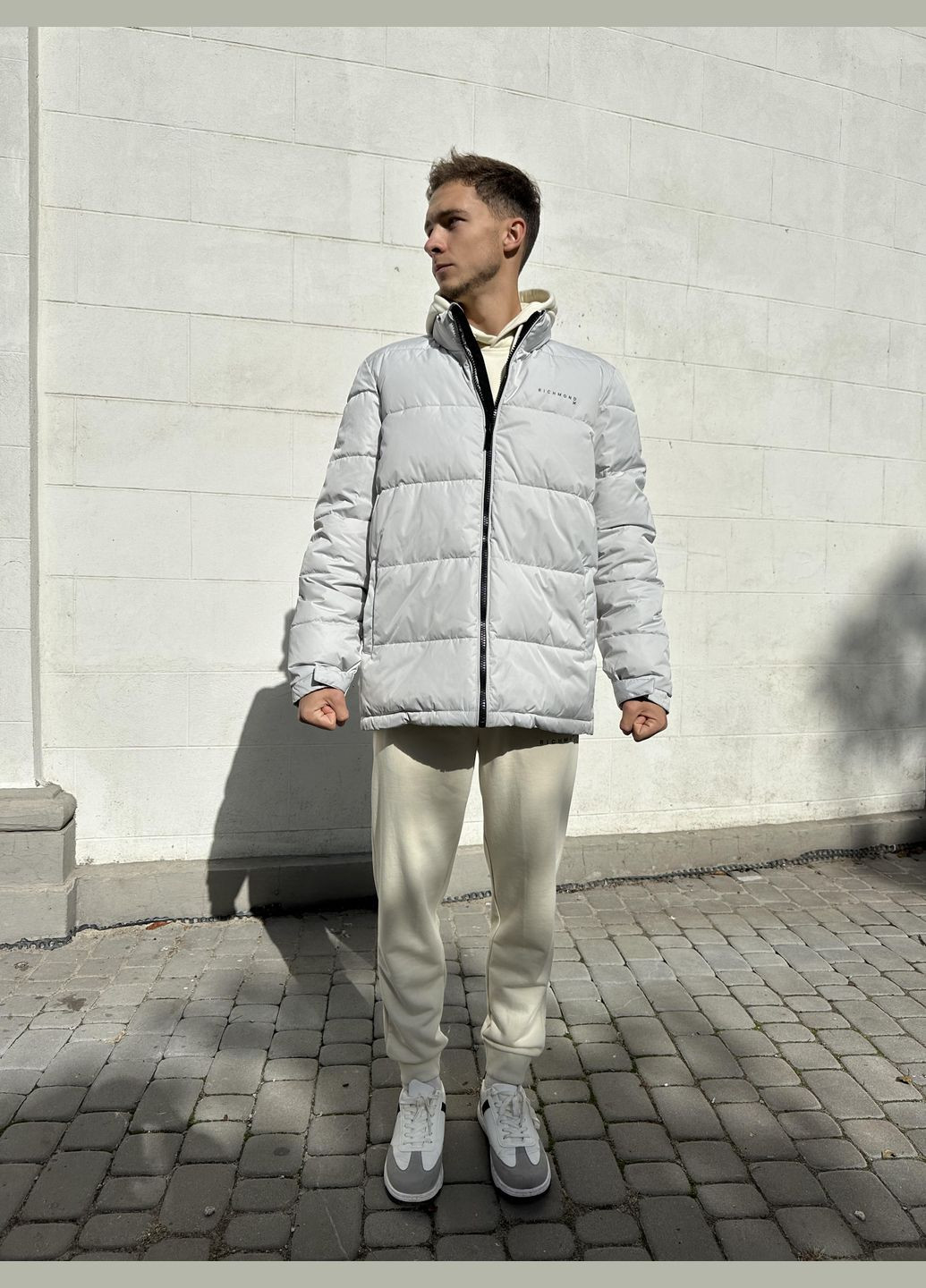 Серая зимняя куртка Richmond