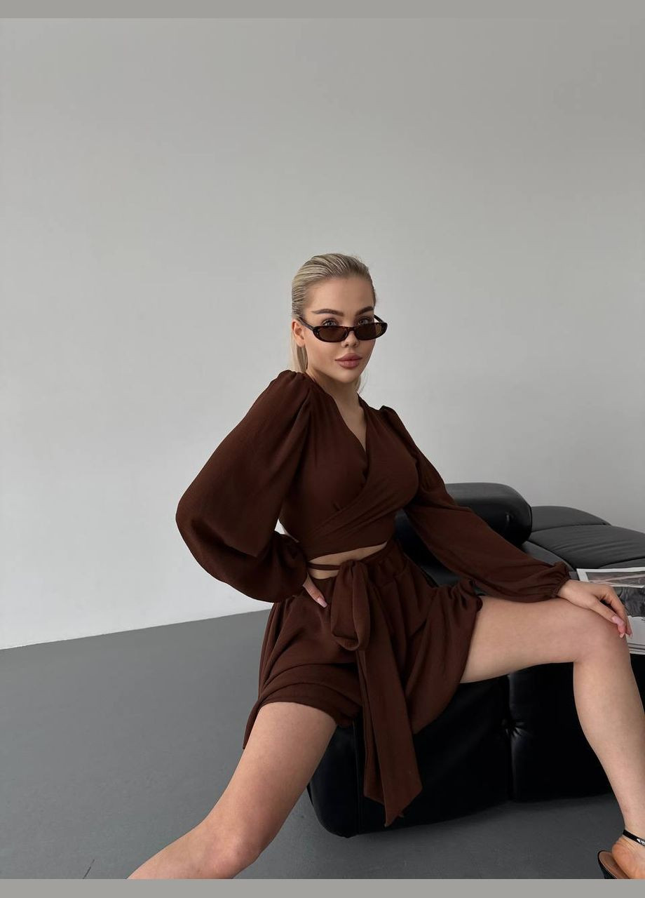 Жіночий костюм Креп No Brand (341279845)