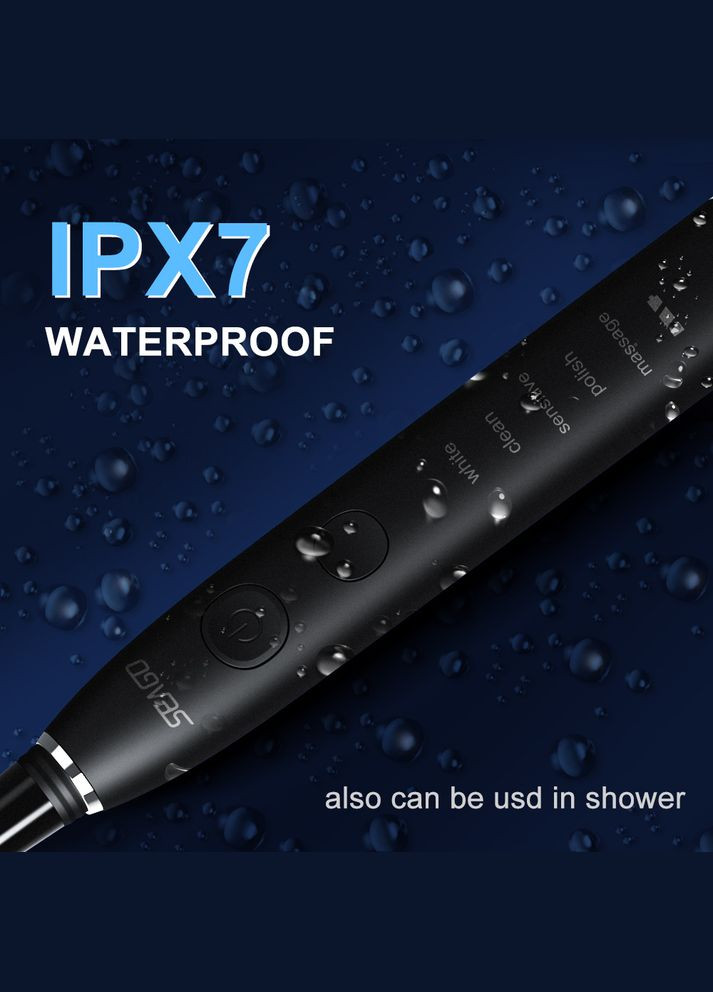 Звуковая электрическая зубная щетка Sonic Electric Toothbrush (White) электрощетка зубная Seago SG575 (301426425)