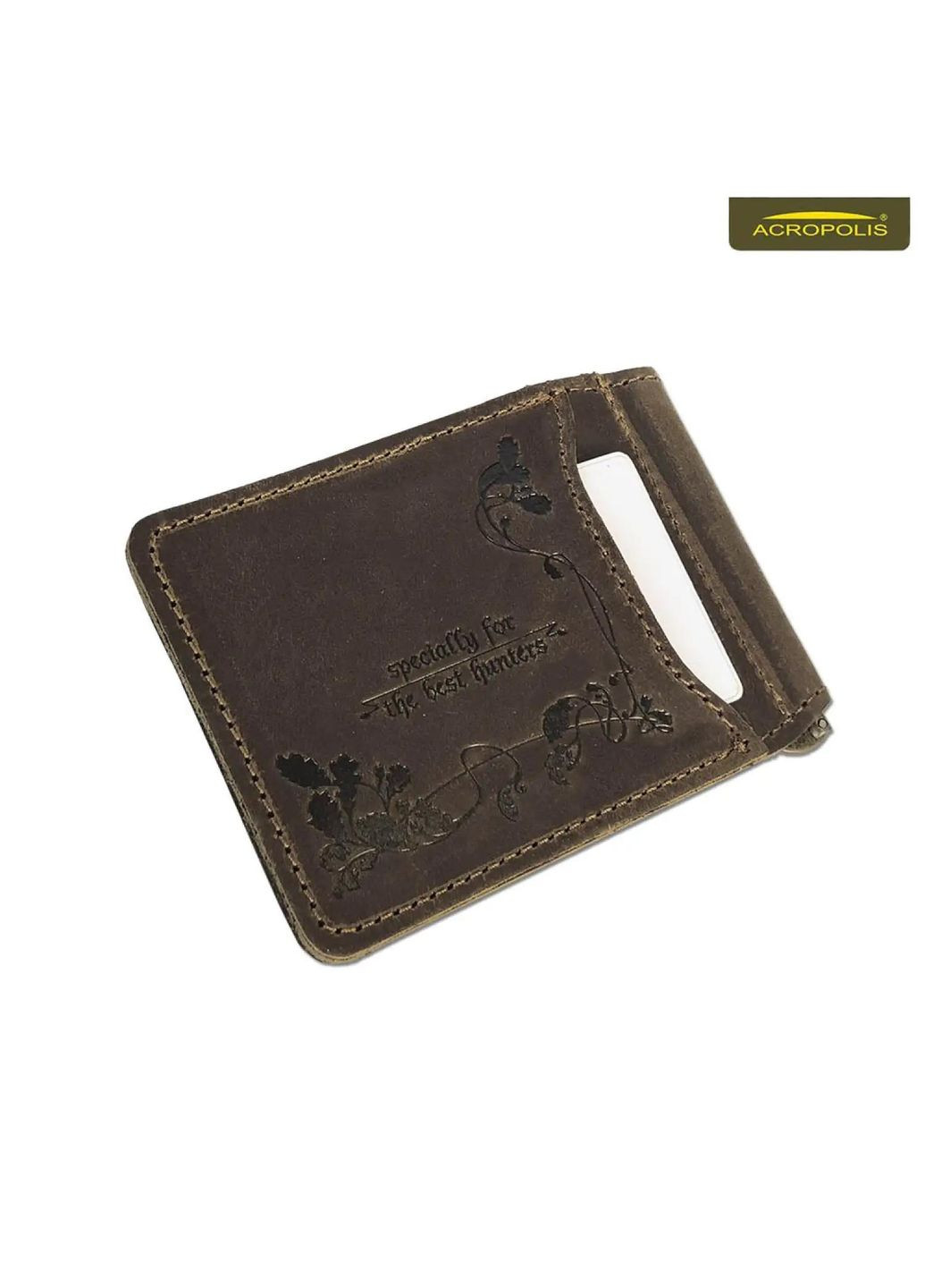 Зажим для денег кожаный АГ-2 Acropolis (329741049)