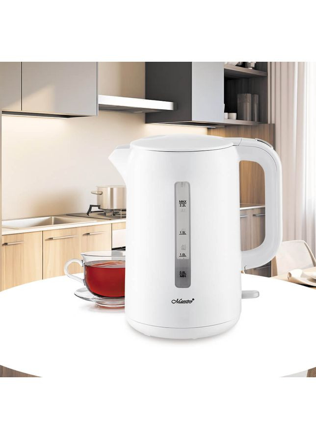 Электрочайник MR-022-White 2.2 л белый Maestro (365670431)