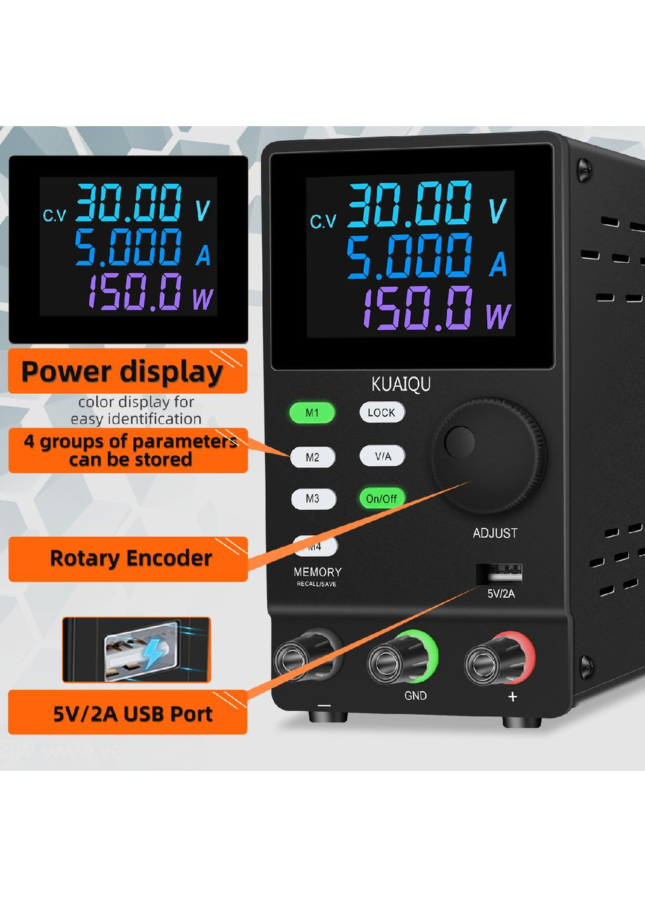 Імпульсний лабораторний блок живлення SPPS305D SPS (369608357)