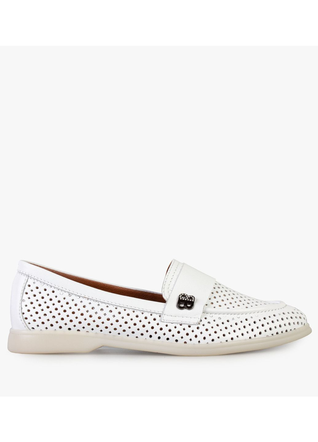 ModaMilano Туфлі лофери жіночі бренду 8301738_(1) білий з натуральна шкіра, україна — літо (325221926)