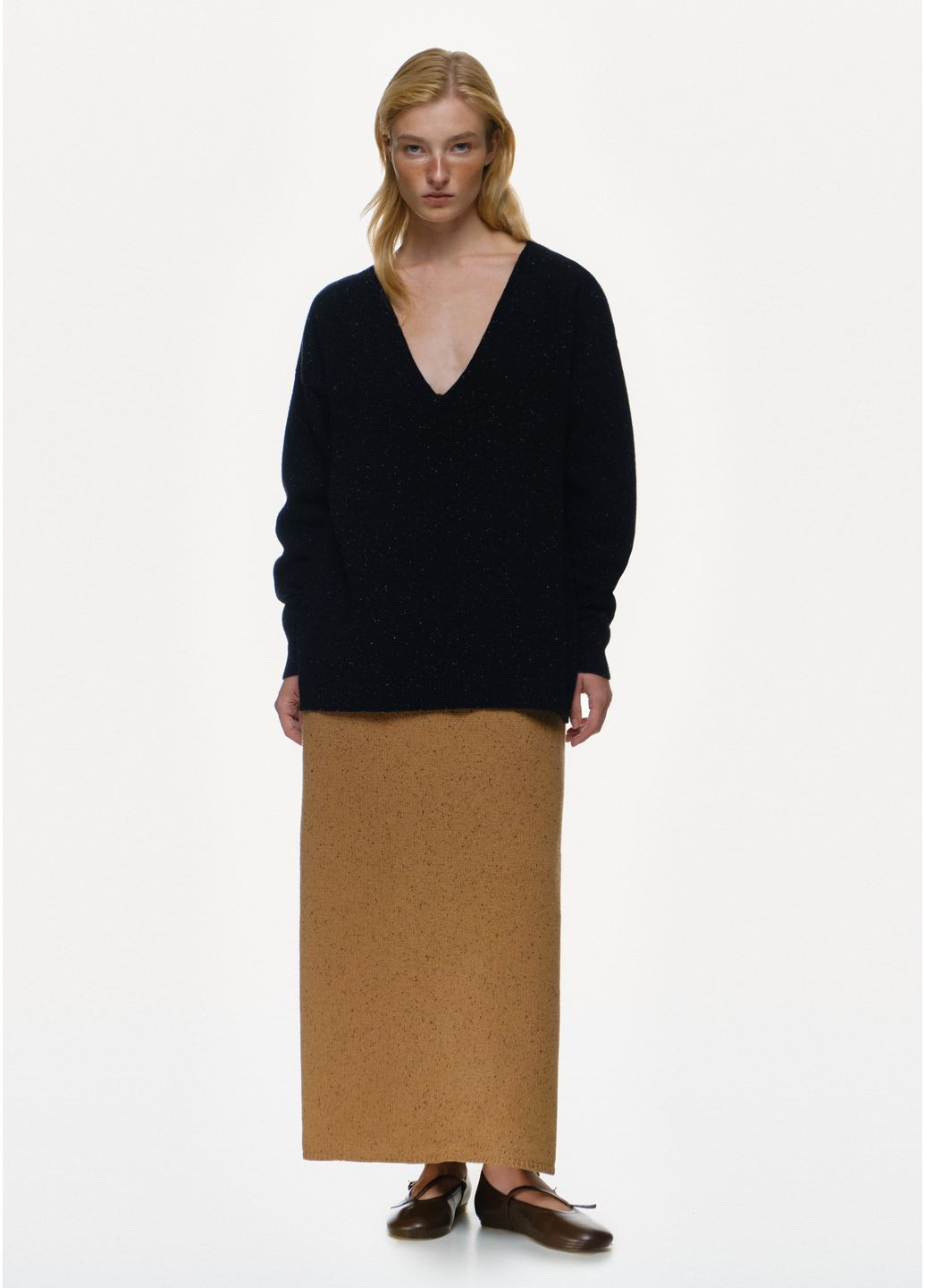 Черный демисезонный черный вязаный свитер I Am Black Sweater