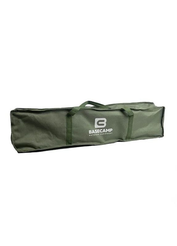 Кровать раскладная Base Camp Camping Bed Olive Green (BCP 10601) BaseCamp (330754276)