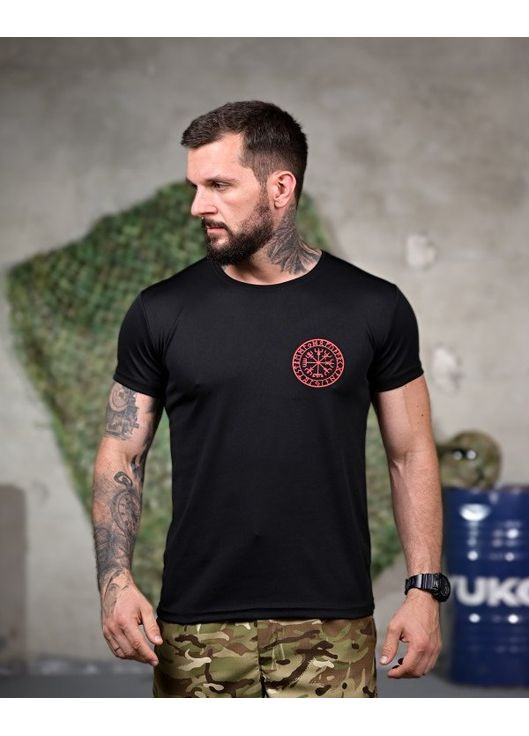 Тактична чоловіча футболка Смерть Зачекає чорна No Brand (348437523)