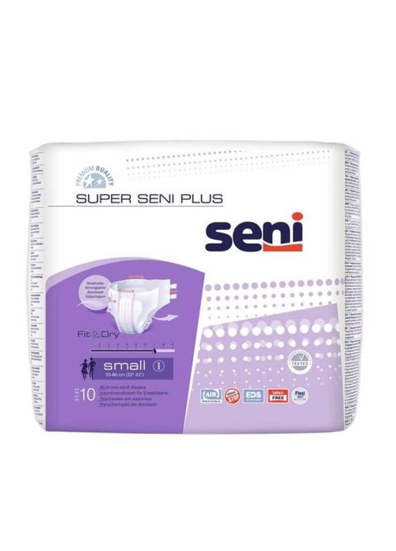 Підгузки для дорослих Super Plus Small, 10 шт. Seni (328447530)