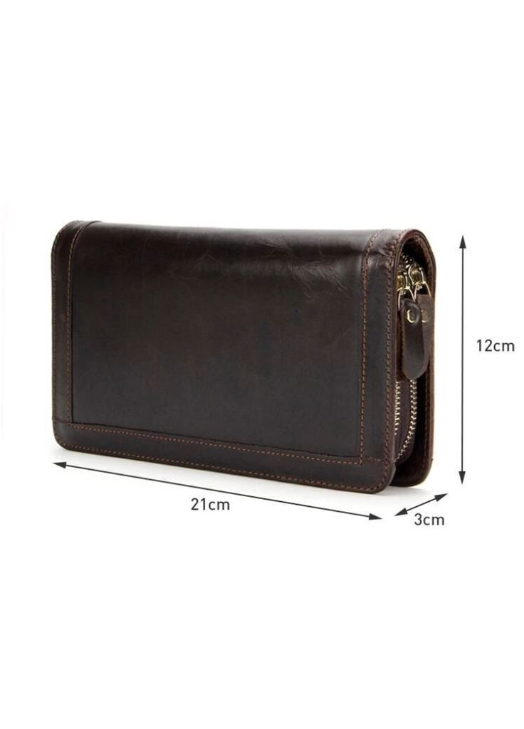 Клатч мужской с ремнем 14679 Коричневый Vintage (331910657)