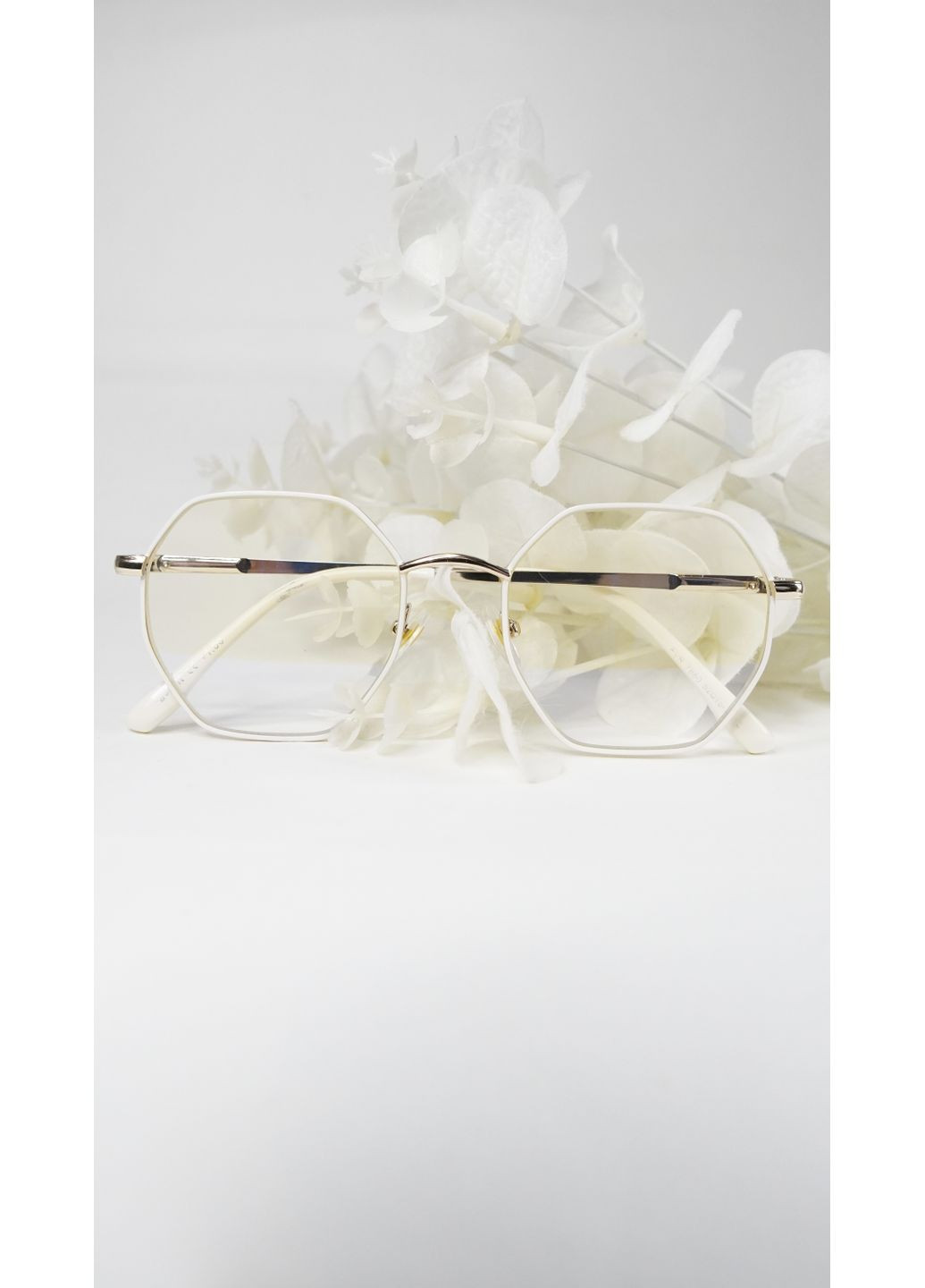 Трендовые очки для зрения восмиугольник -2.50 БлюБлокер Антиблик Fabia Monti (368770023)