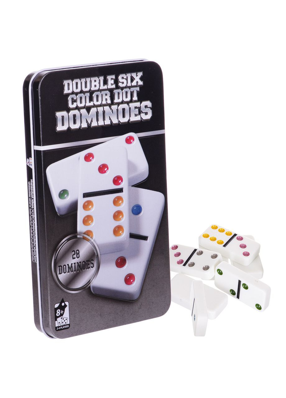 Домино настольная игра в металлической коробке SP-IG-5010FA (кости-пластик, h-4,3 см, р-р 19x11,5x3,5 см) SP-Sport (354703329)