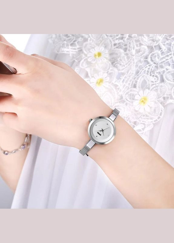 1390SI Silver кварцевый классический Skmei (324103807)