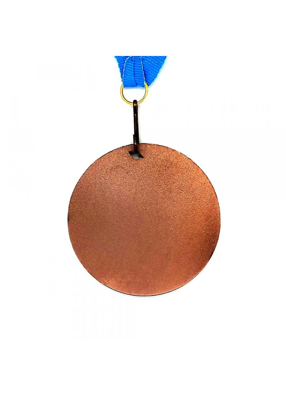 Медаль спортивная 6,5 см с лентой за ІІІ место J2601В () SNS (316141427)