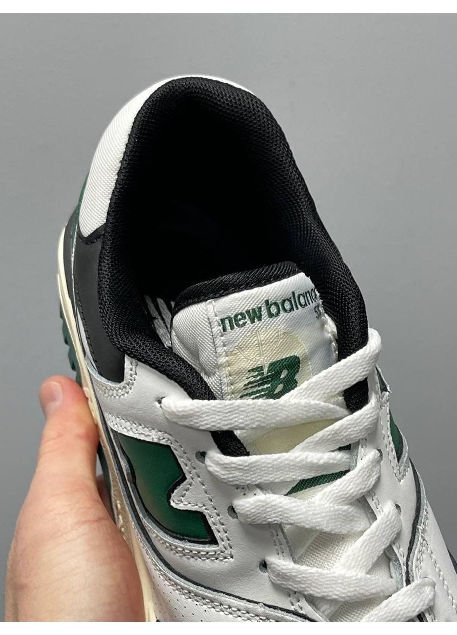КРОСІВКИ ЖІНОЧІ NEW BALANCE 550 WHITE BLACK GREEN НЬЮ БЕЛАНС 550 No Brand сірі демісезони (367168684)