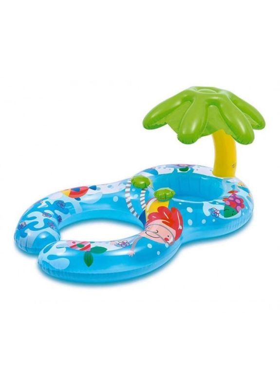 Надувной круг 56590 Голубой (180872) Intex (296653777)